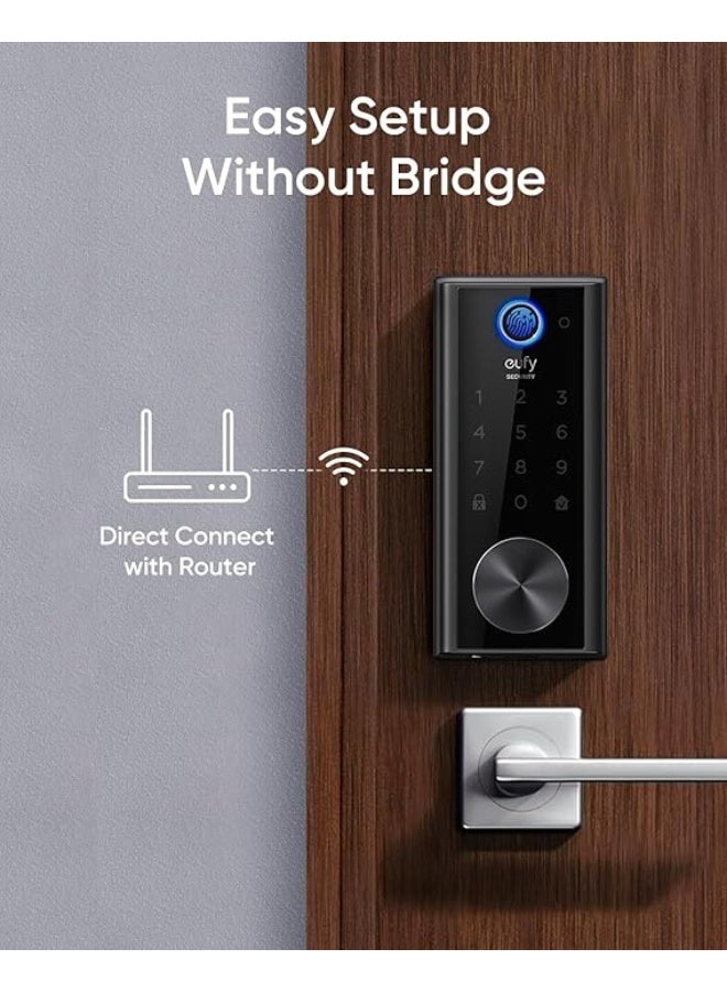 إيوفي eufy Smart Lock S230 - Keyless Fingerprint Lock with Wi-Fi, Remote Access, IP65 Weatherproof, BHMA Certified - Image 5